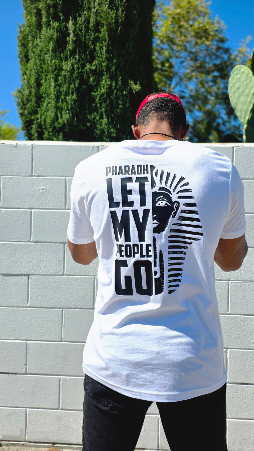 Let My People Go — Pharaoh Tee White