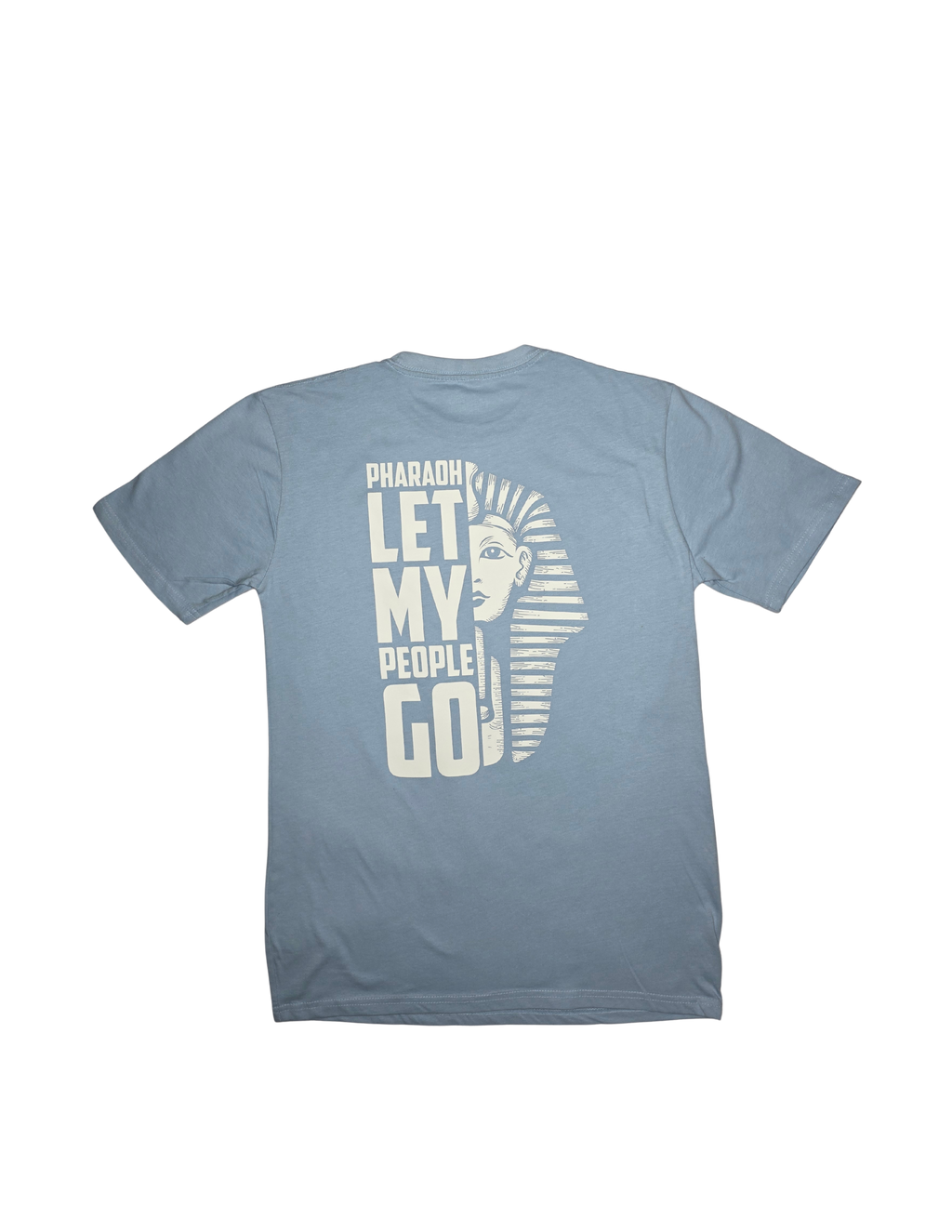 Pharaoh Let My People Go Blue Tee
