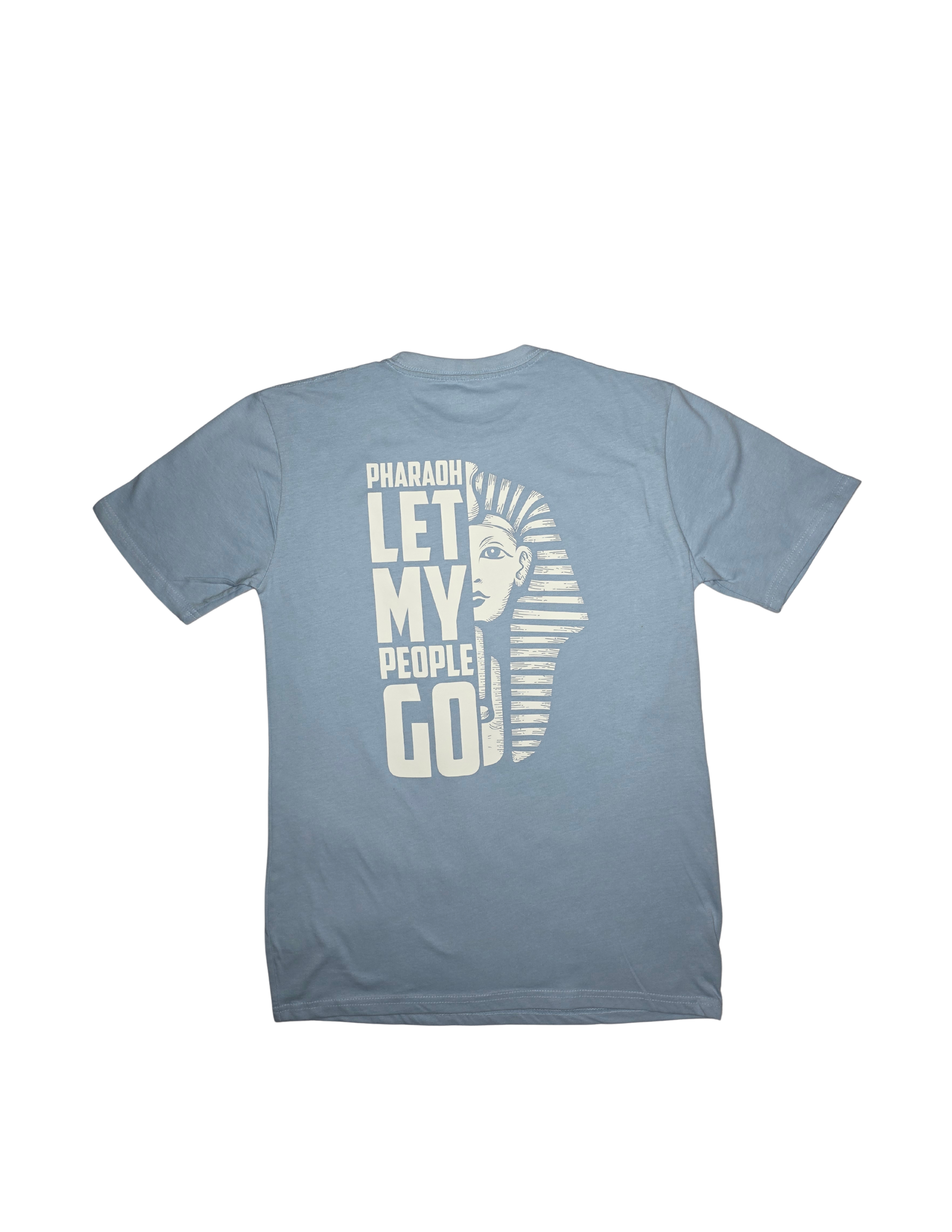 Pharaoh Let My People Go Blue Tee