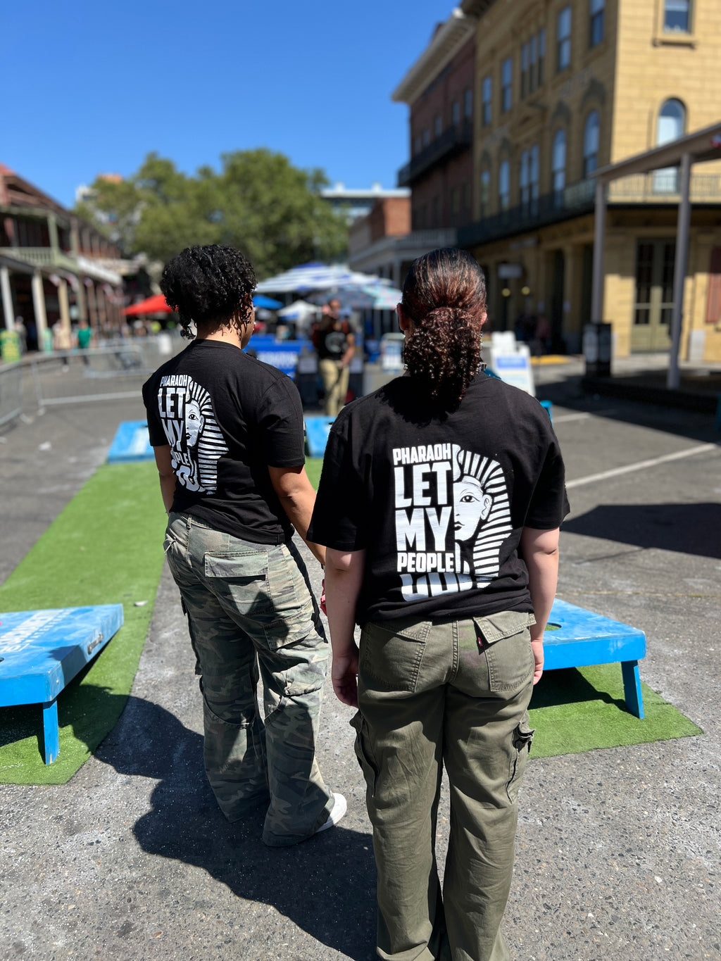 Pharaoh Let My People Go Black Tee