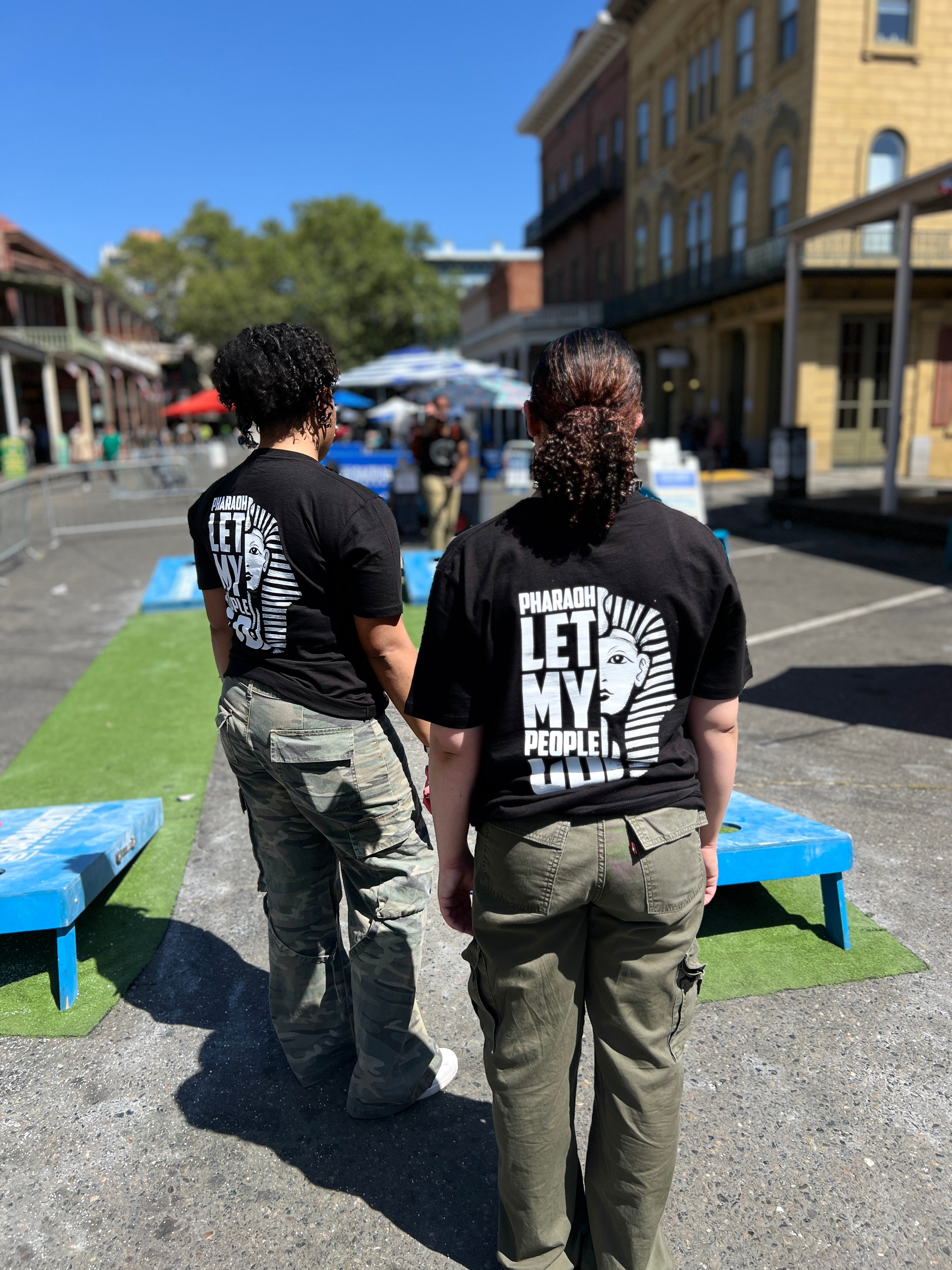 Pharaoh Let My People Go Black Tee